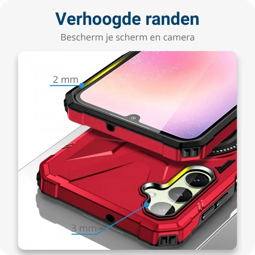 Selected Hoesje Samsung Galaxy A55 MagSafe - Rood