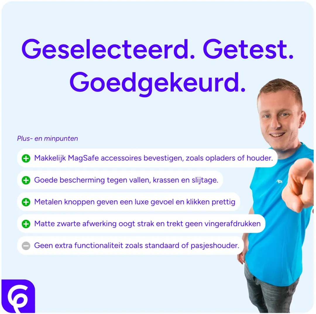 Selected Hoesje iPhone 15 MagSafe - Donkergroen