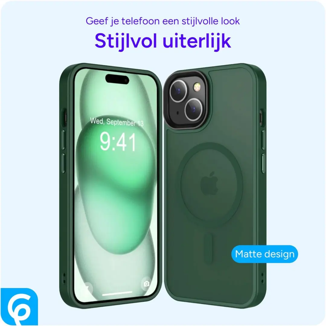 Selected Hoesje iPhone 15 MagSafe - Donkergroen - afbeelding 6 van 6