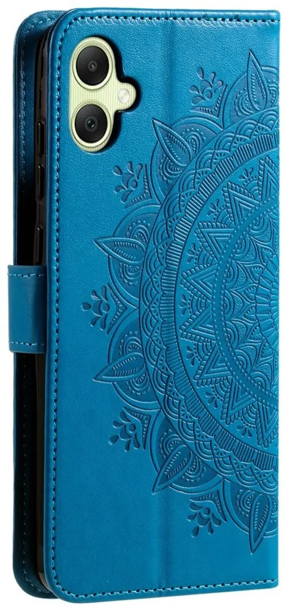 Selected Hoesje Samsung Galaxy A07 Mandala - Blauw - 3 Pasjes