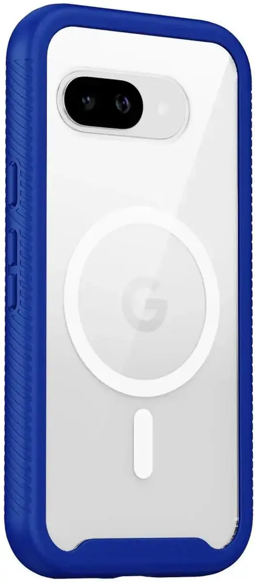 Selected by GSMpunt Google Pixel 10a Hoesje - Transparant Blauw - MagSafe