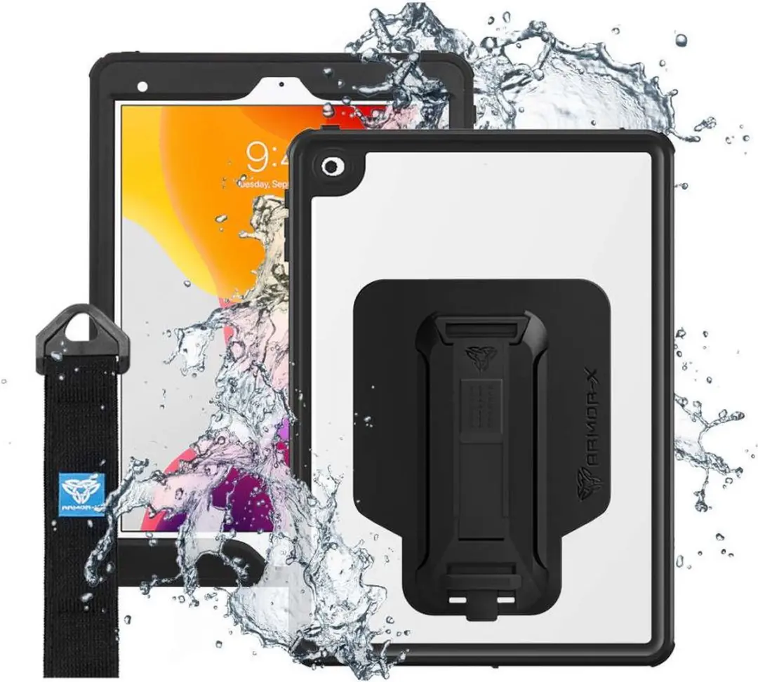 Armor-X MXS-IPD5-BK Hoes Shockproof iPad 10.2 (2019/2020) - Zwart