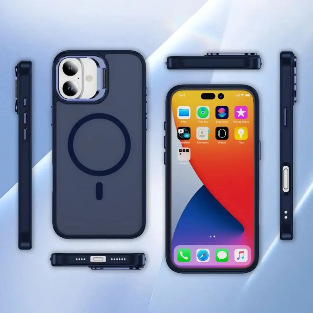 Selected by GSMpunt.nl iPhone 17 Hoesje - MagSafe & Qi2 Blauw