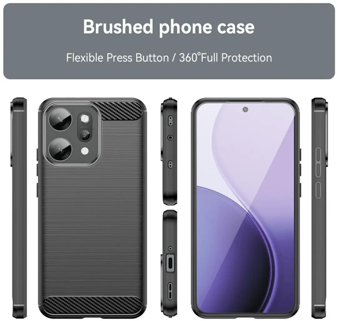 Selected TPU Hoesje Oppo Reno 14 Pro - Zwart