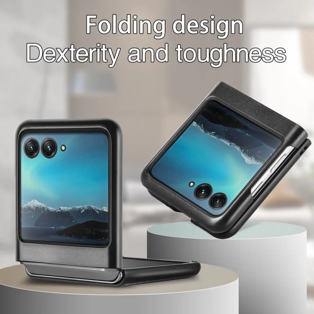 Selected Carbon Fiber Hoesje Motorola Razr 40 Ultra - Zwart - afbeelding 6 van 6