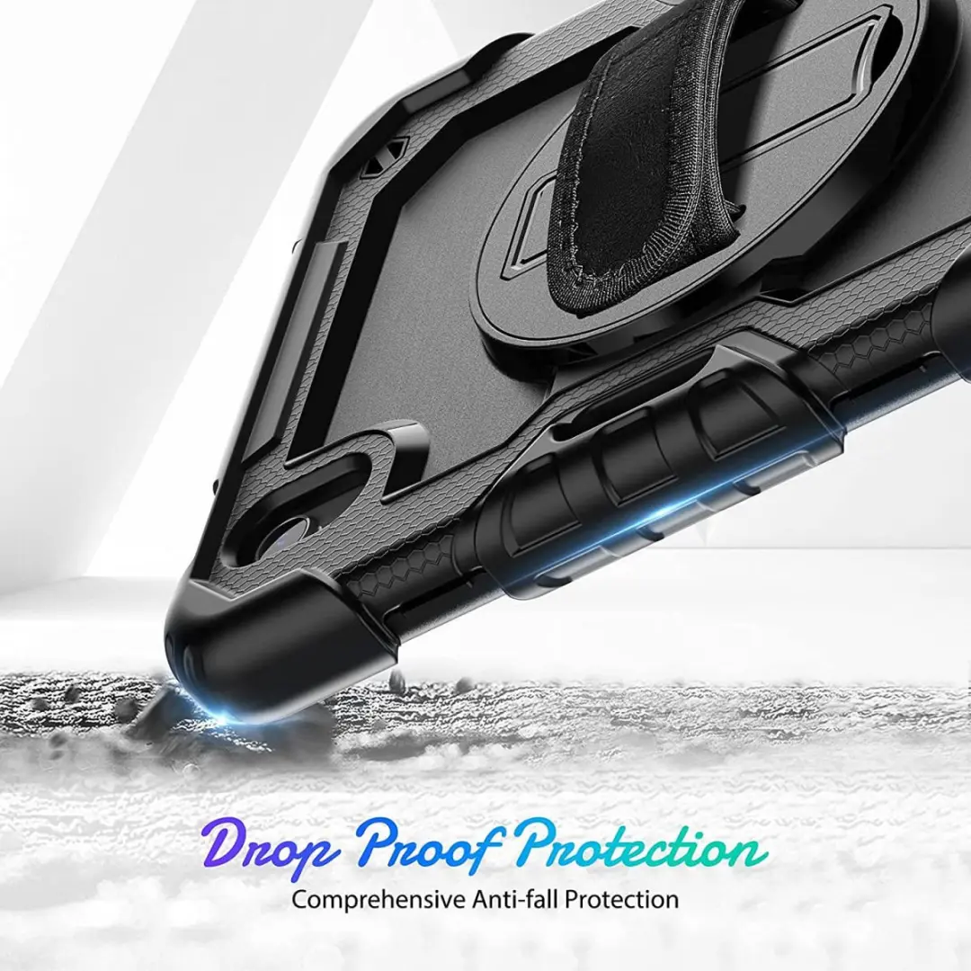 Selected Hoes iPad Mini 7/6 met Screenprotector - Zwart