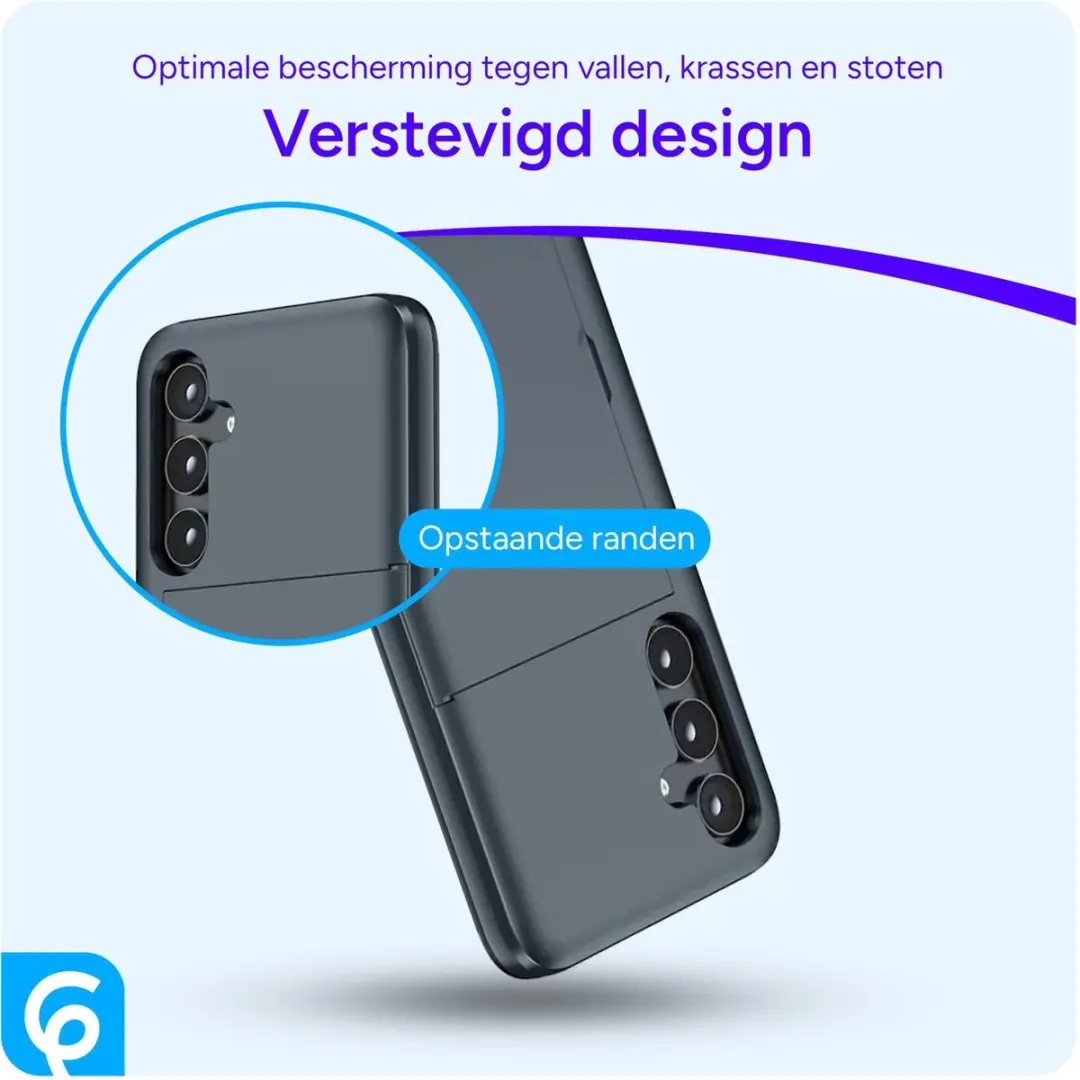 Selected Hoesje Samsung Galaxy S26 - Kaarthouder 2 Pasjes Blauw
