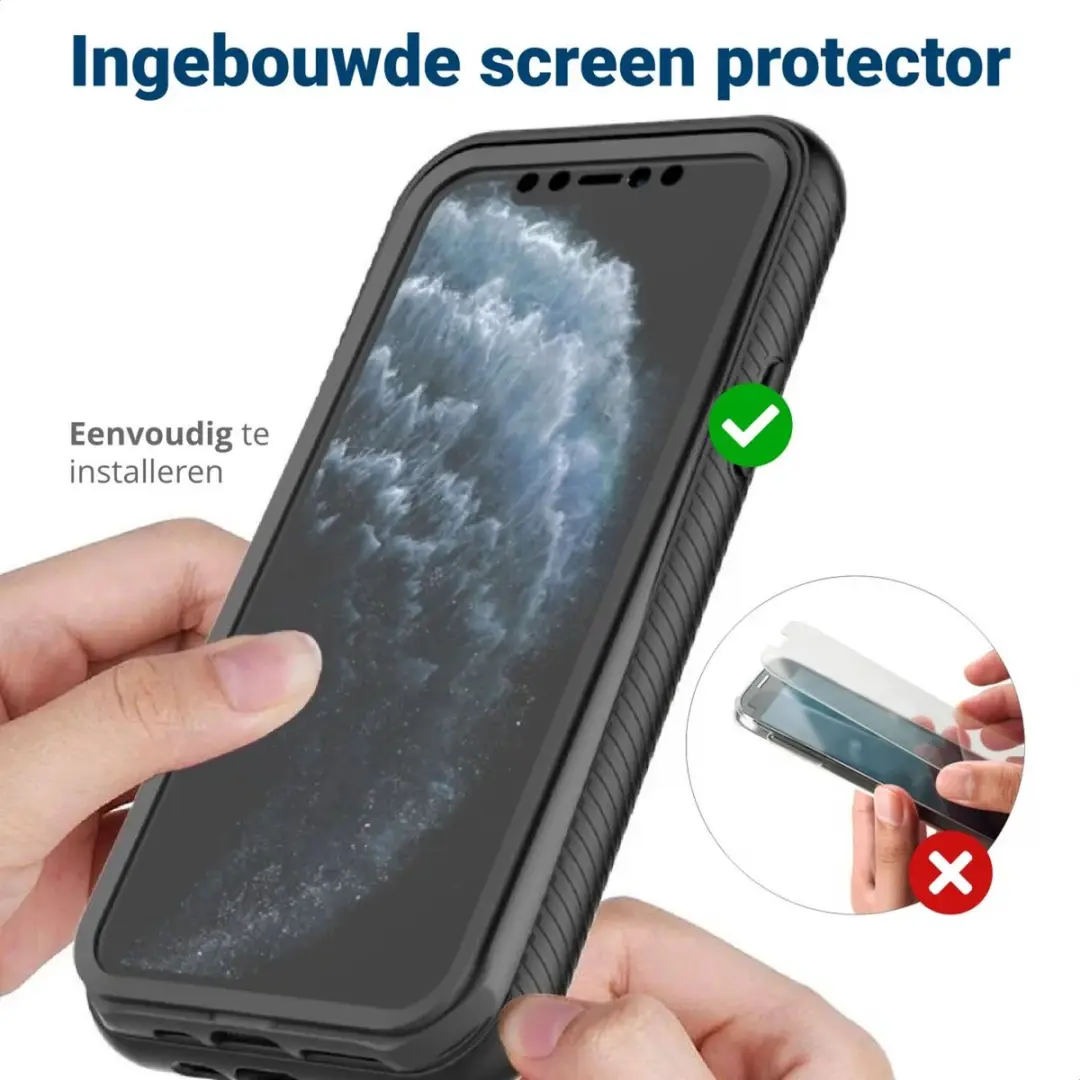 Selected by GSMpunt.nl iPhone XS Hoesje - Full Protect Zwart