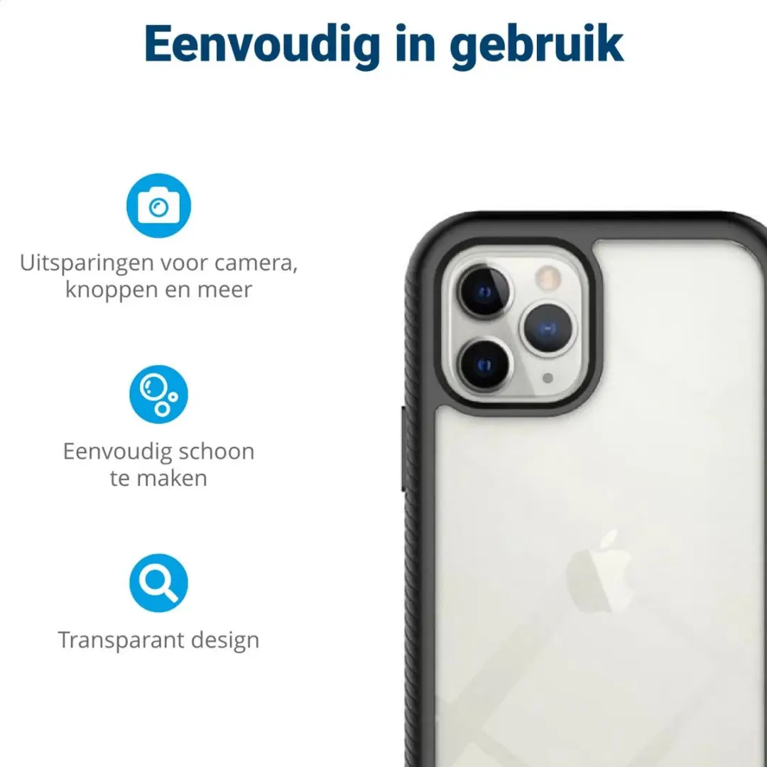 Selected by GSMpunt.nl iPhone XS Hoesje - Full Protect Zwart