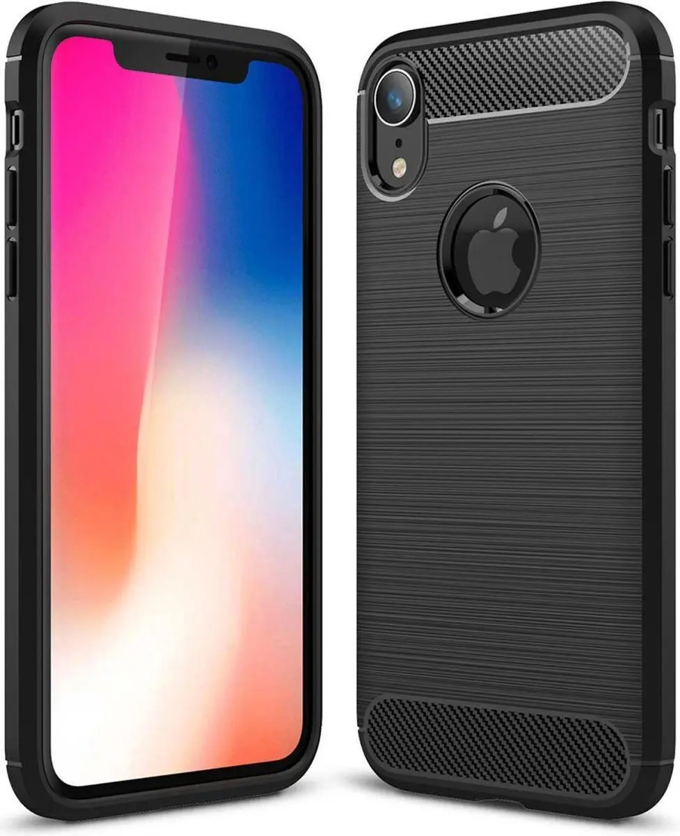 Selected Geborsteld TPU Hoesje iPhone XR