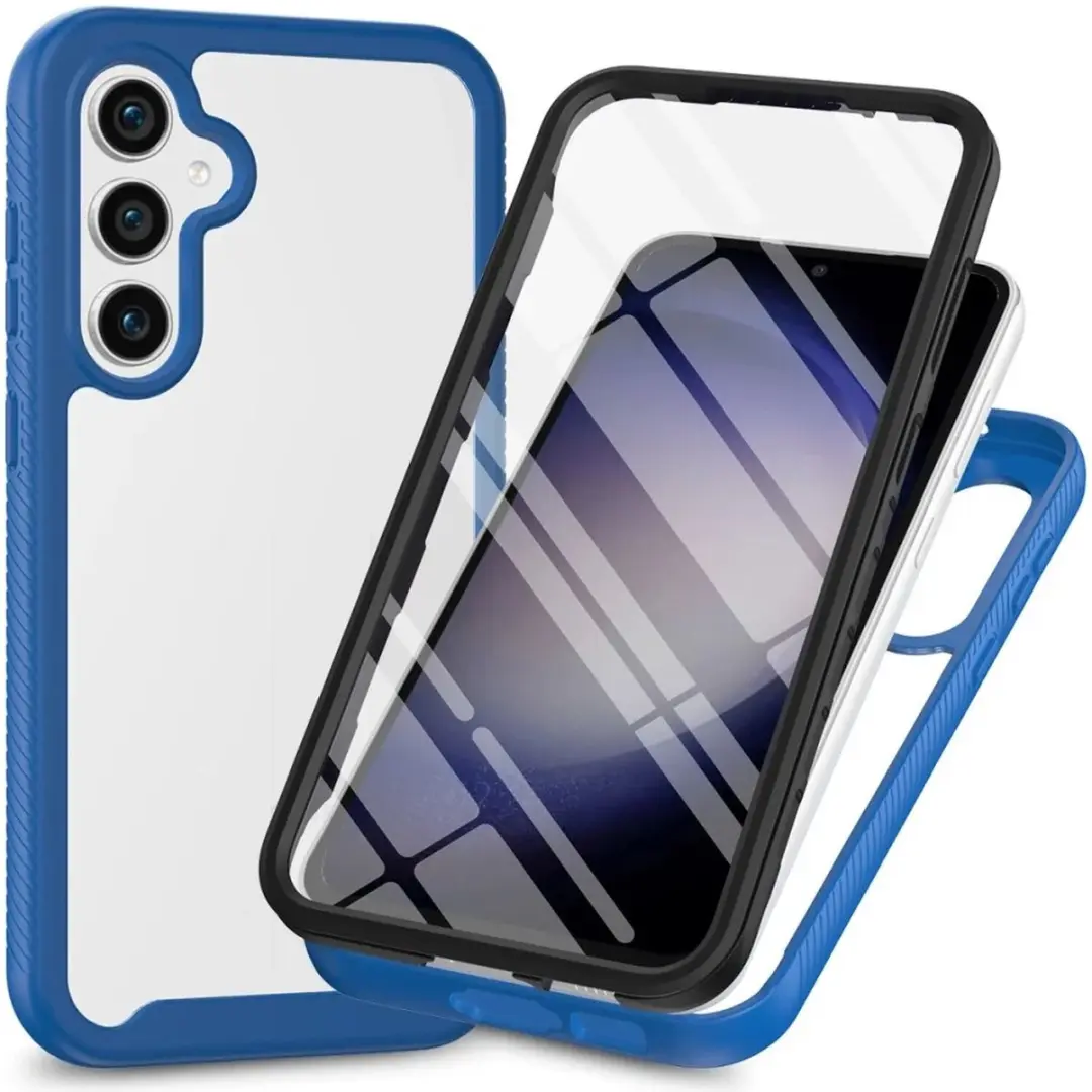 Selected by GSMpunt Samsung Galaxy S24 Hoesje Blauw - Schokbestendig
