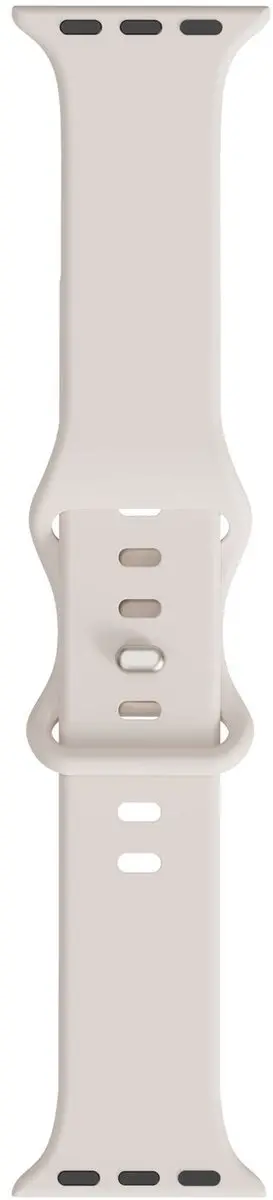 Selected SBG Siliconen Bandje Apple Watch 11 42mm Sterrenlicht