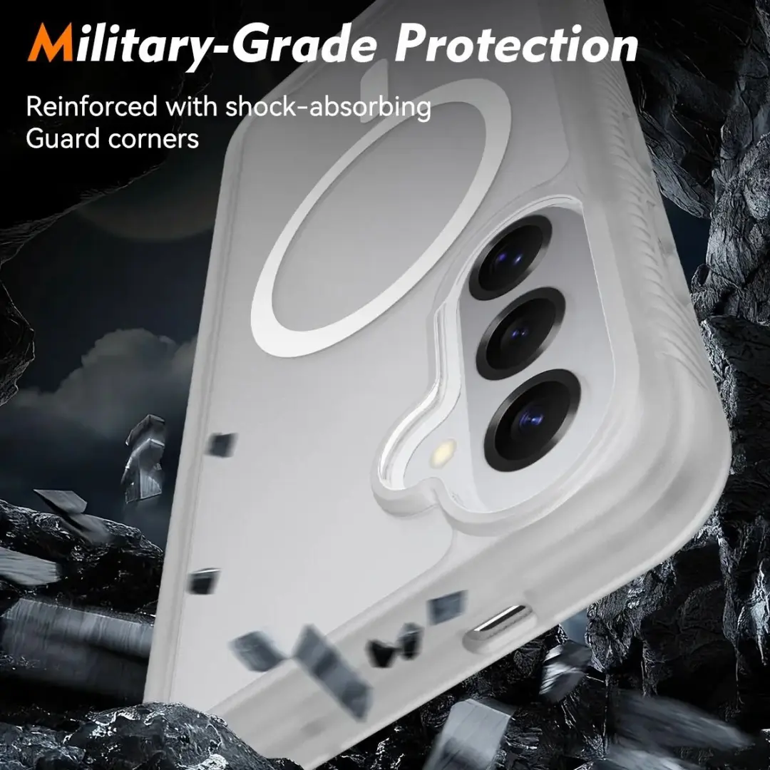 Selected by GSMpunt Samsung Galaxy S26 Plus Hoesje - Ingebouwde Screenprotector - Matte Transparant