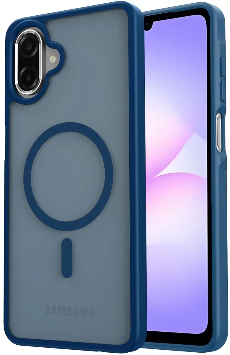 Selected Hoesje Samsung Galaxy A07 MagSafe Matte - Blauw