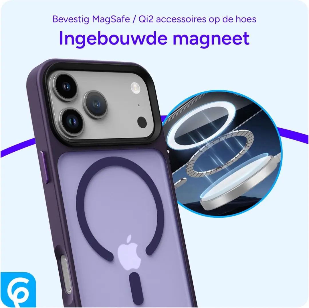 Selected Hoesje iPhone 17 Pro MagSafe - Donker Paars