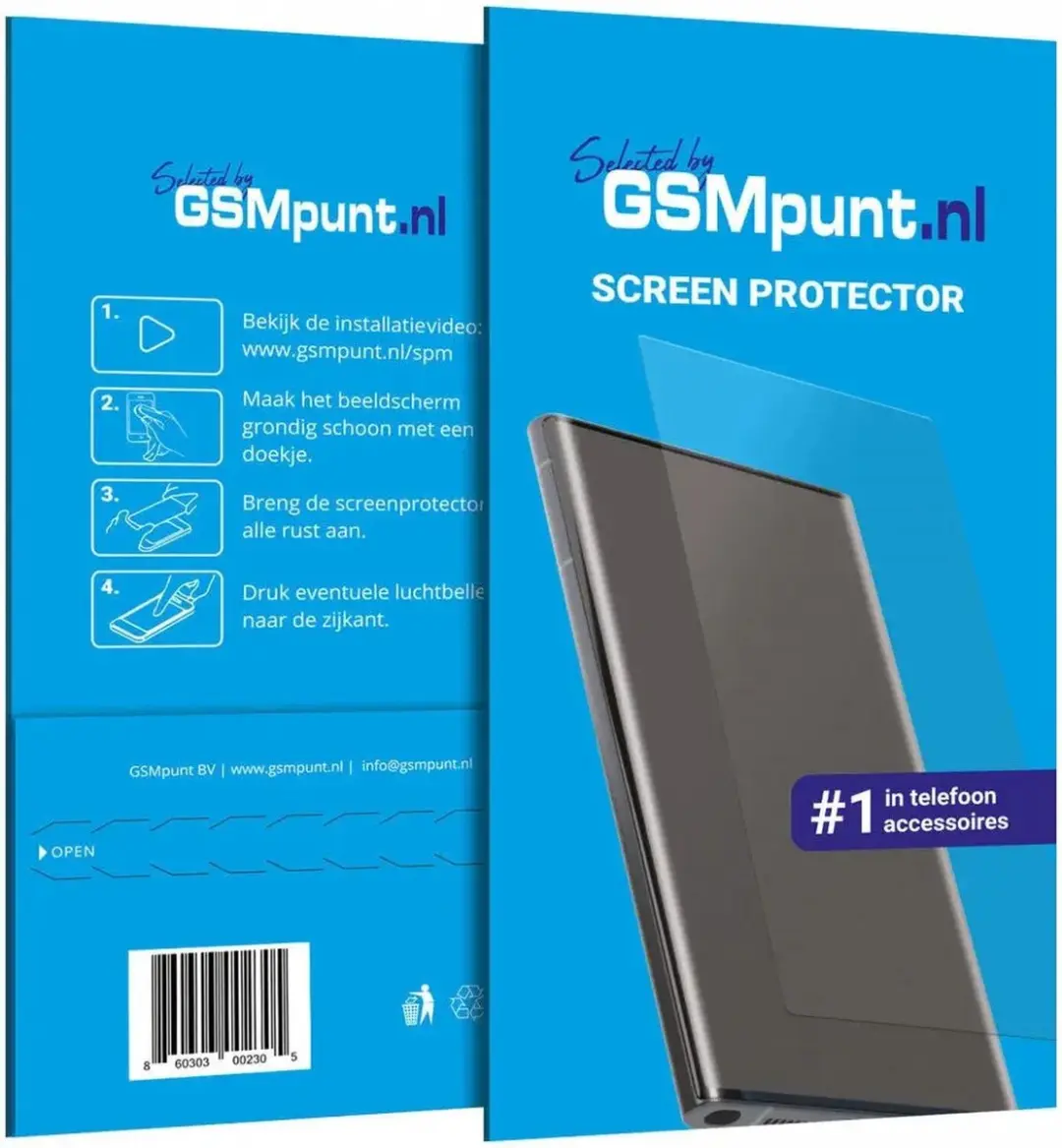 Selected by GSMpunt Apple iPhone 15 Pro Glasbeschermers - 4 Stuks