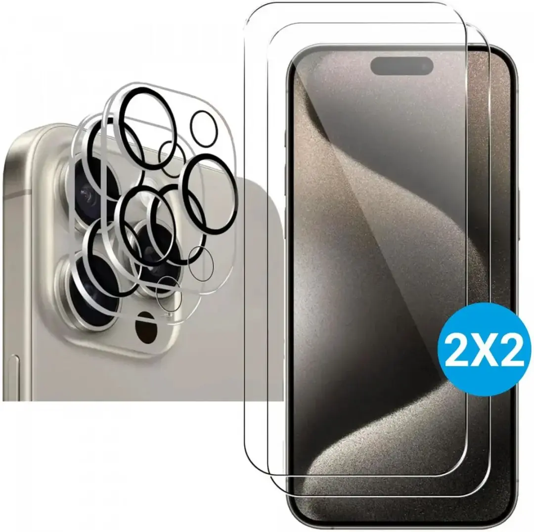 Selected by GSMpunt Apple iPhone 15 Pro Glasbeschermers