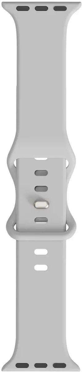 Selected SBG Siliconen Bandje Apple Watch 8 41mm - Cloud Grey