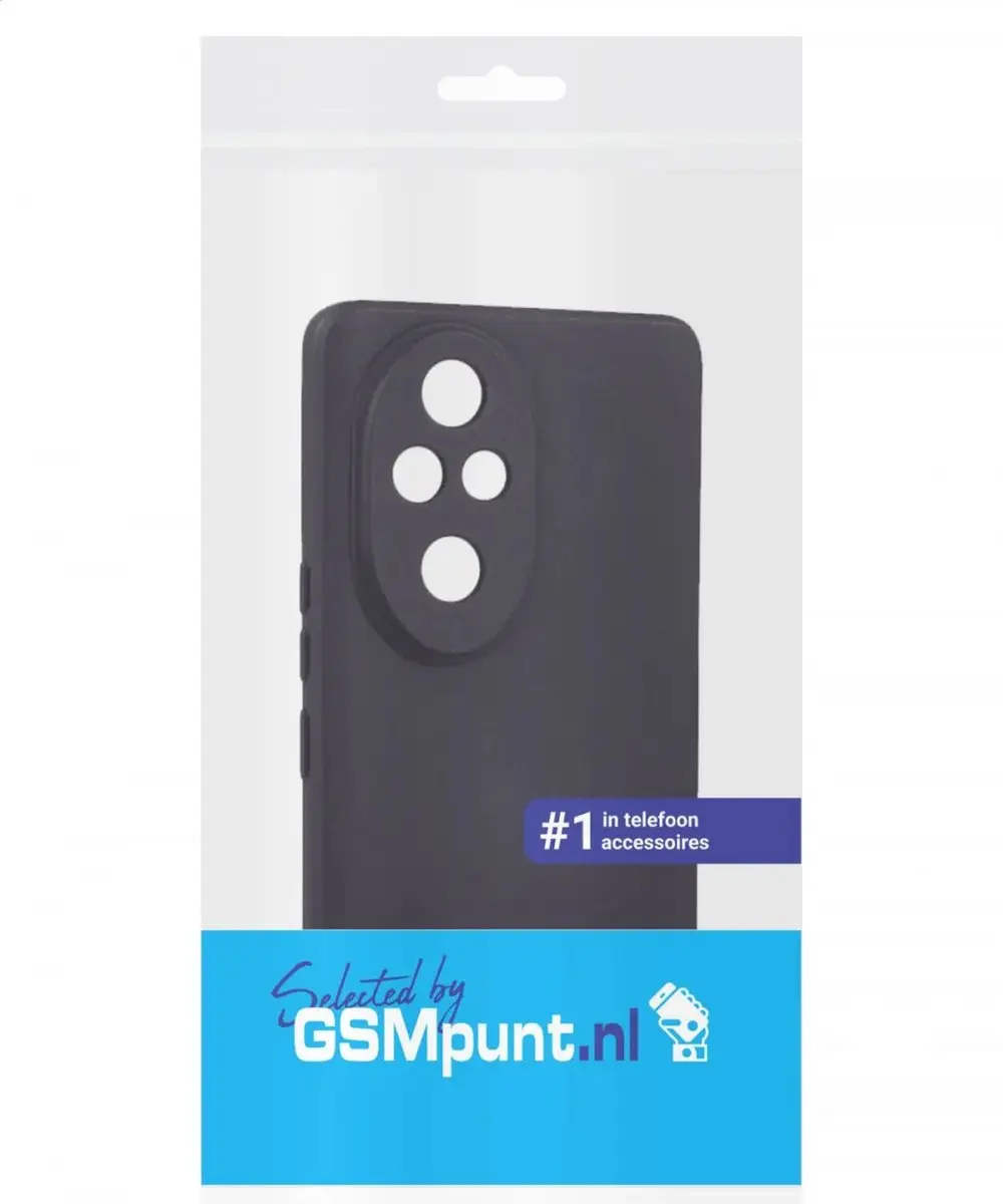 Selected by GSMpunt Transparant TPU Hoesje Honor 200 - Zwart