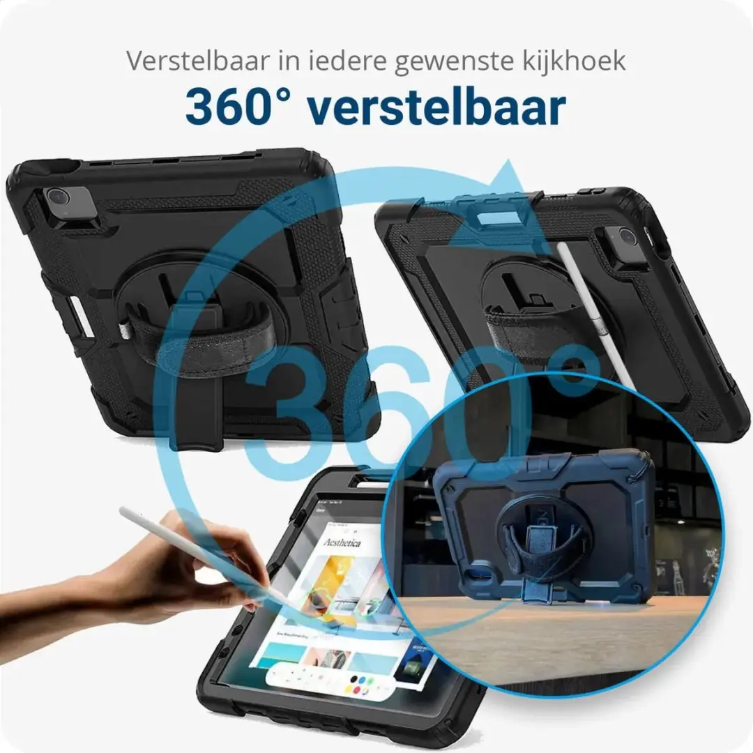 Selected Hoes met Screenprotector iPad Pro 11 - Zwart