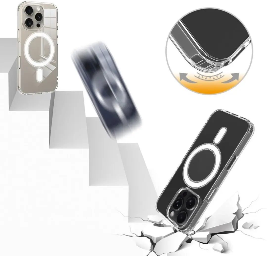 Selected Transparant Hoesje iPhone 16 Pro Max - MagSafe