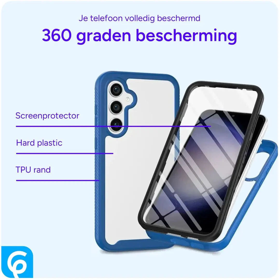 Selected Hoesje Samsung Galaxy A55 Blauw - Schokbestendig
