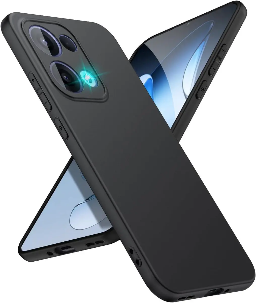 Selected Zwart Dun TPU Hoesje Oppo Reno 13