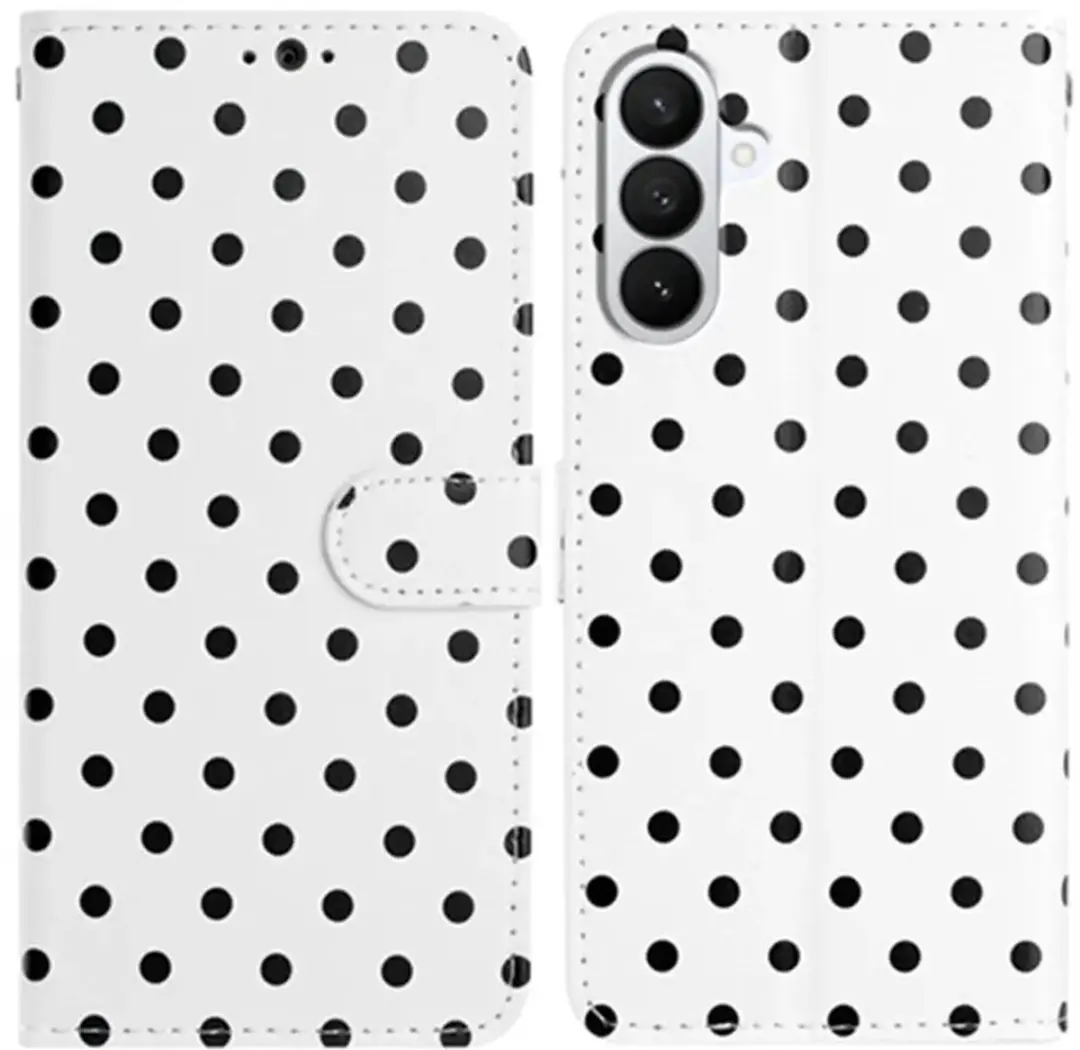 Selected Hoesje Samsung Galaxy A27 Polka Dot Wallet Book