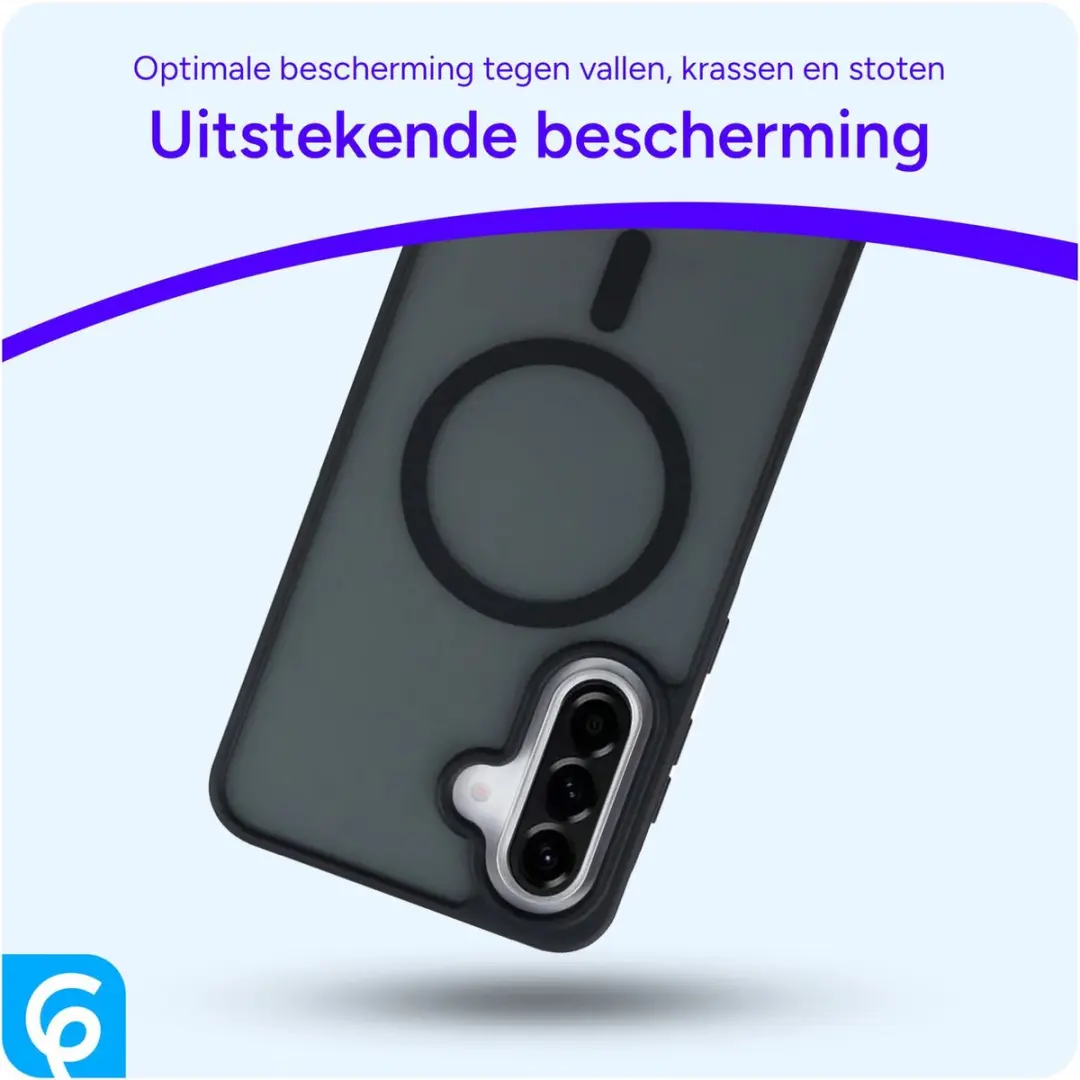 Selected Hoesje Samsung Galaxy A56 MagSafe Matte Zwart