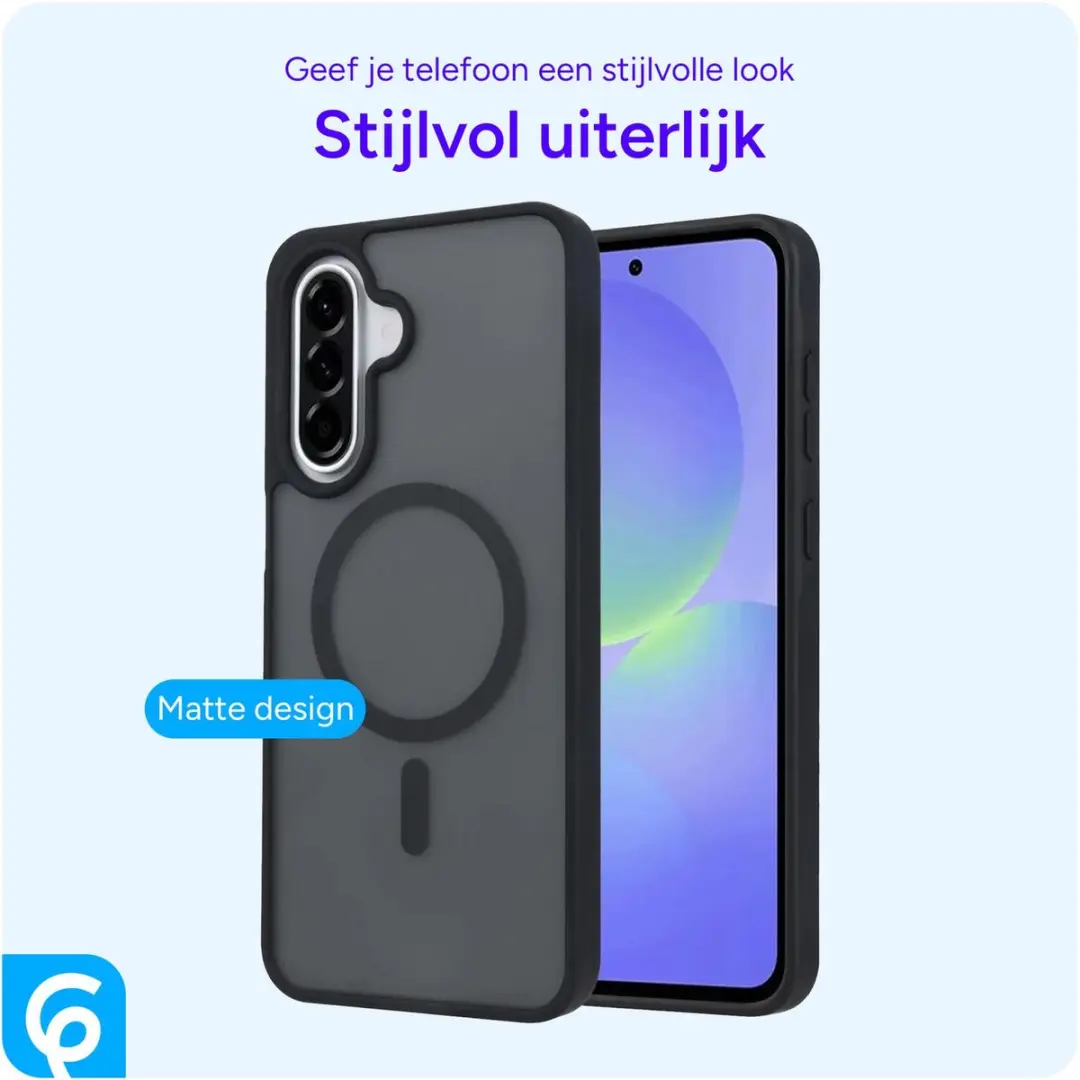 Selected Hoesje Samsung Galaxy A56 MagSafe Matte Zwart - afbeelding 6 van 6