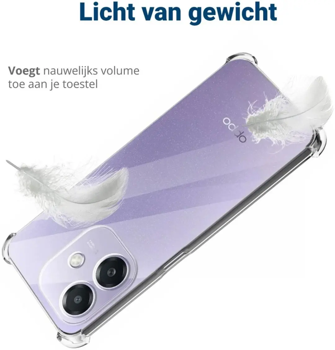 Selected Transparant Hoesje Oppo A60 5G - Schokbestendig TPU