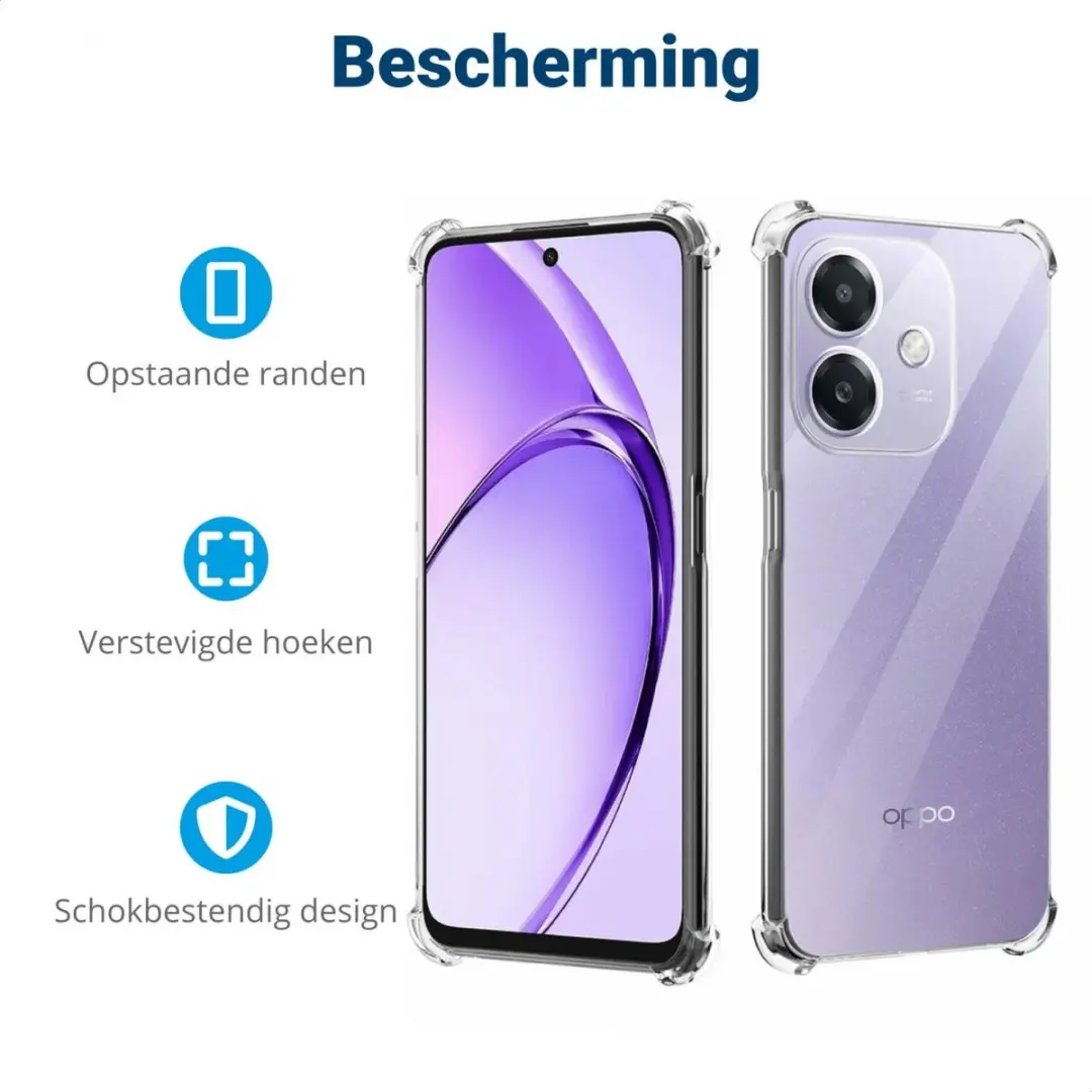 Selected Transparant Hoesje Oppo A60 5G - Schokbestendig TPU