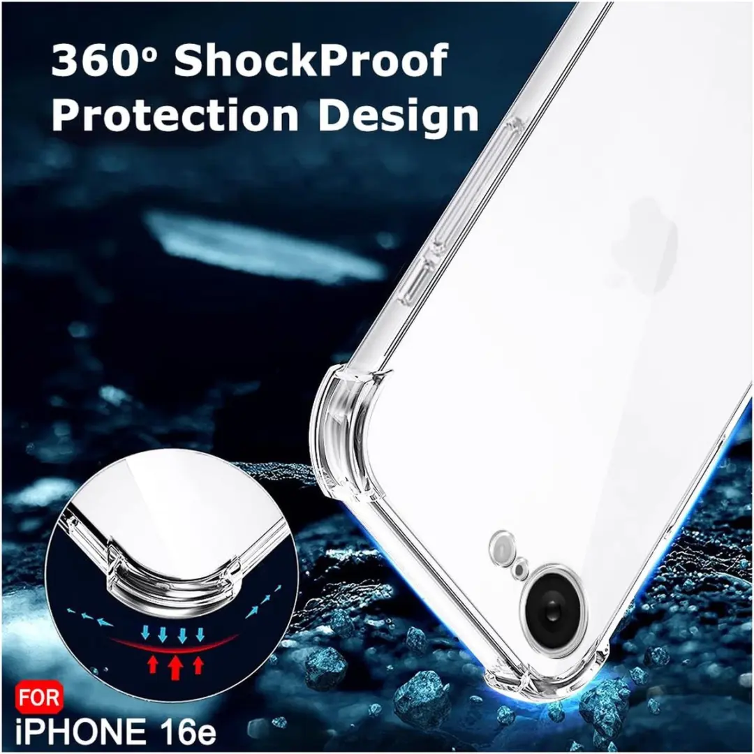 Selected Transparant Hoesje iPhone 16/17 - Schokbestendig - afbeelding 6 van 6