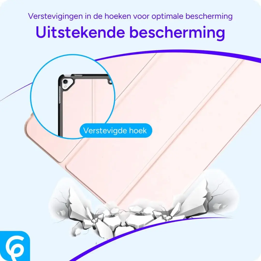 Selected by GSMpunt Apple iPad 9.7 Hoes - Roze