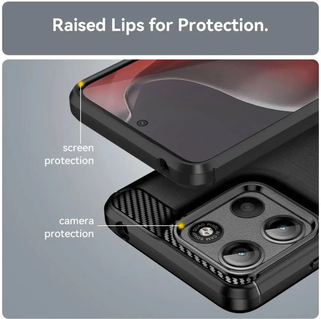 Selected TPU Hoesje Motorola Moto G15/G15 Power - Zwart - afbeelding 6 van 6