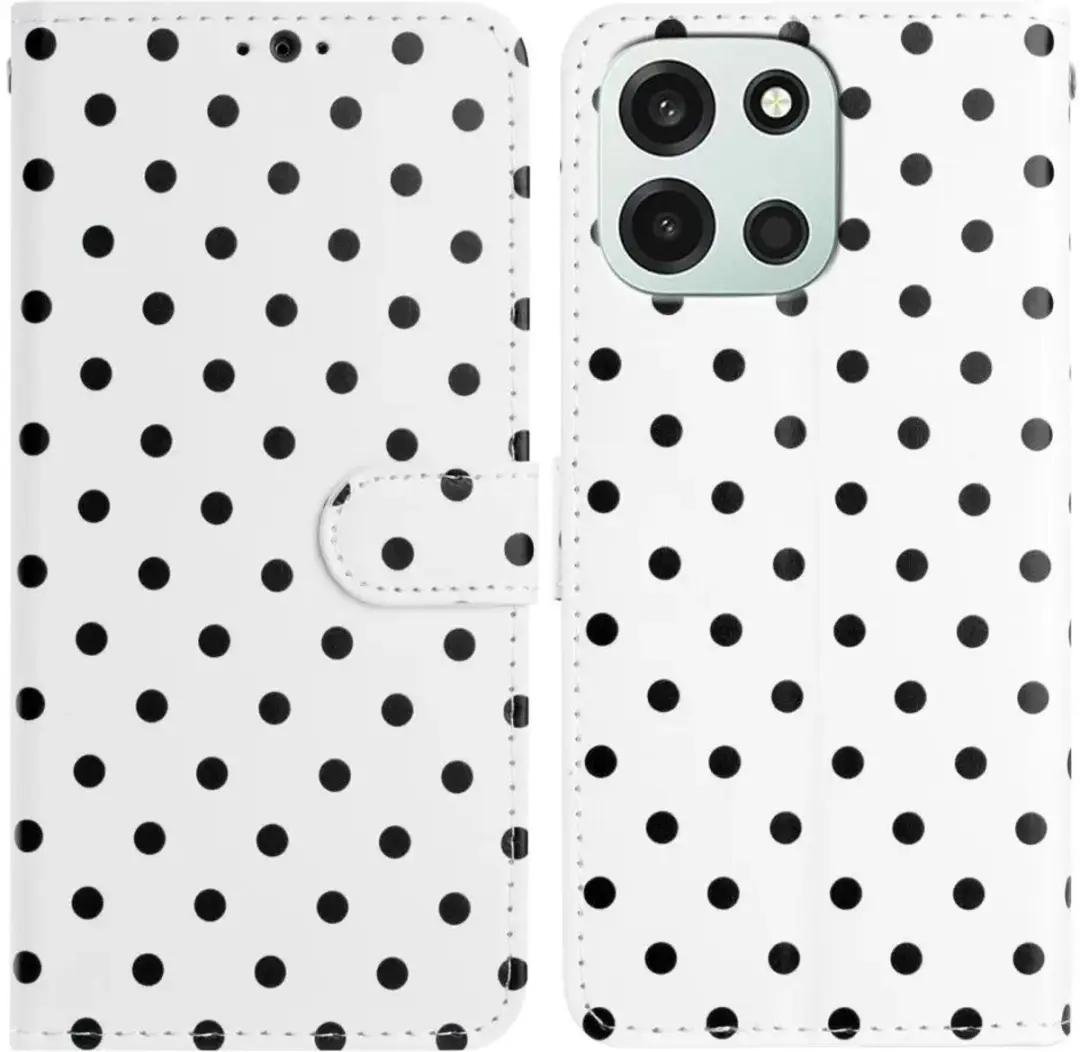 Selected OnePlus Nord 6 Polka Dot Wallet Hoesje