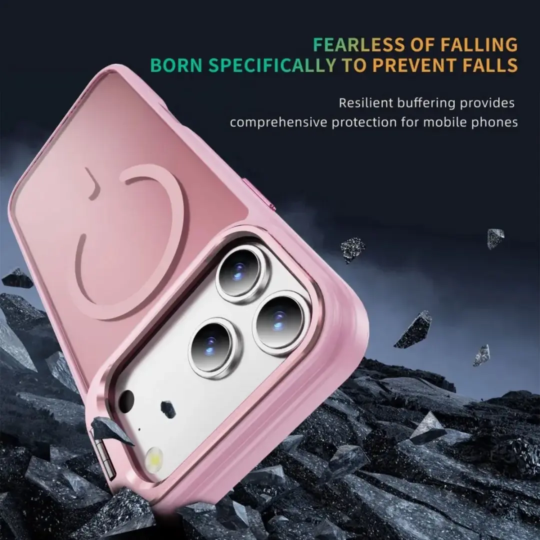 Selected Hoesje iPhone 17 Pro MagSafe Roze - Camera Kickstand - afbeelding 6 van 6