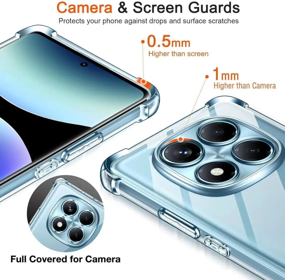 Selected Transparant Hoesje Xiaomi Redmi Note 15 Pro Plus - Schokbestendig