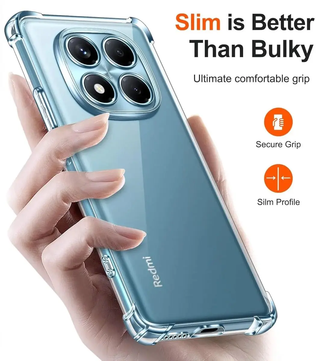 Selected Transparant Hoesje Xiaomi Redmi Note 15 Pro Plus - Schokbestendig - afbeelding 6 van 6