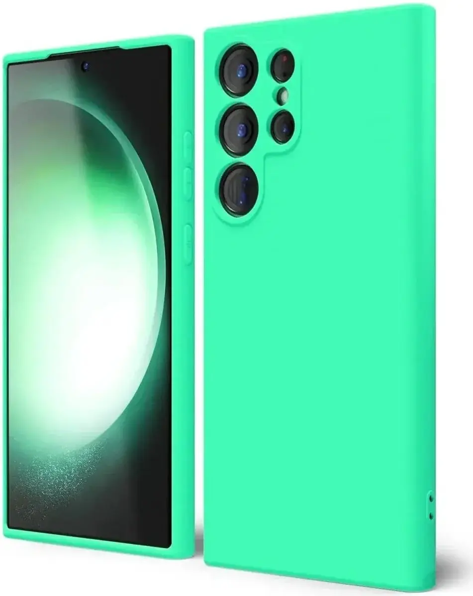 Selected Hoesje Samsung Galaxy S23 Ultra Blauw - Dun TPU