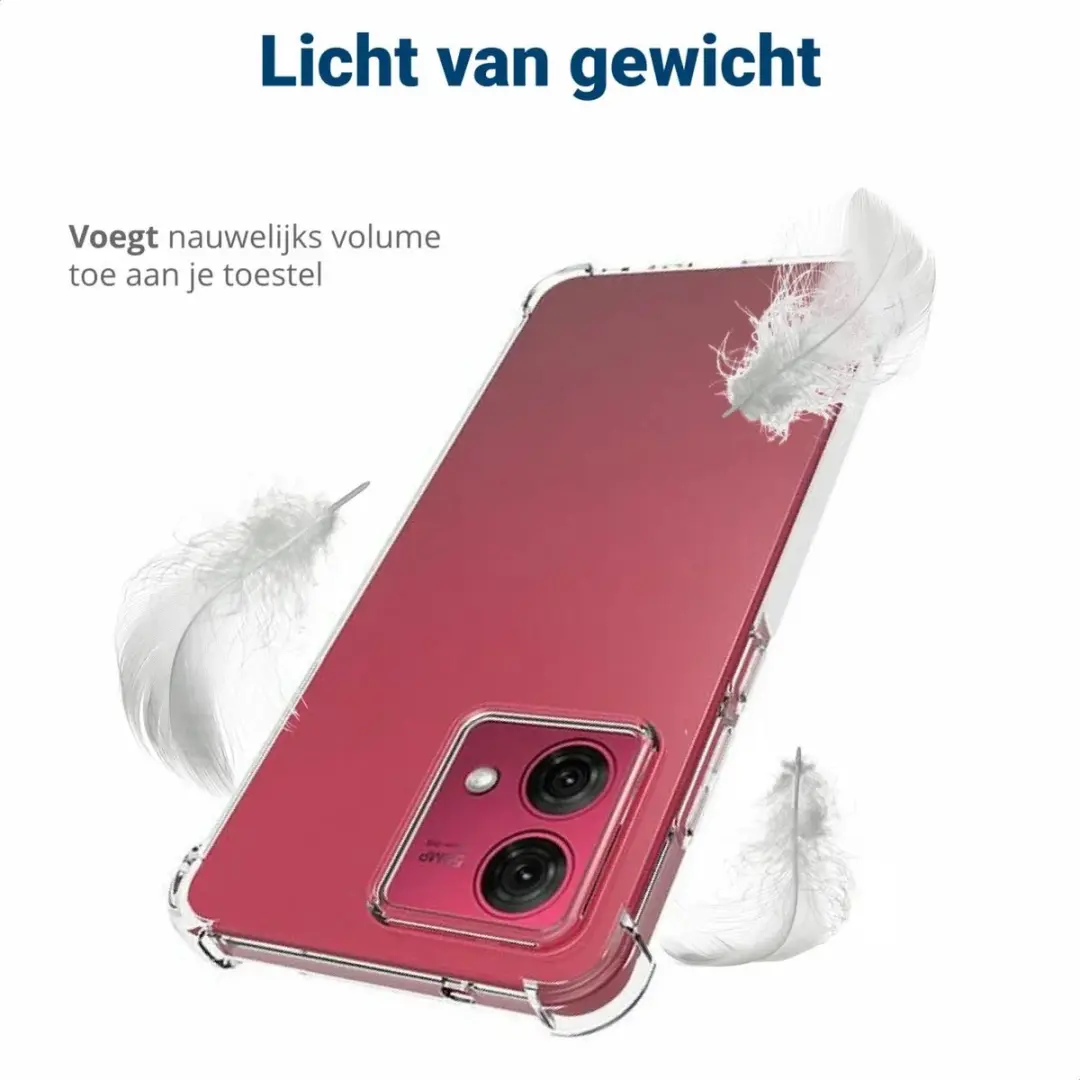 Selected TPU Hoesje Motorola Moto G84 - Transparant