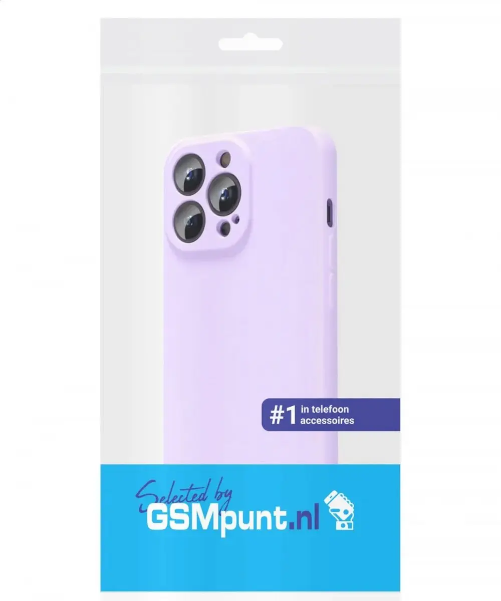 Selected Hoesje iPhone 13 Pro Max Camera Bescherming - Lila - afbeelding 6 van 6
