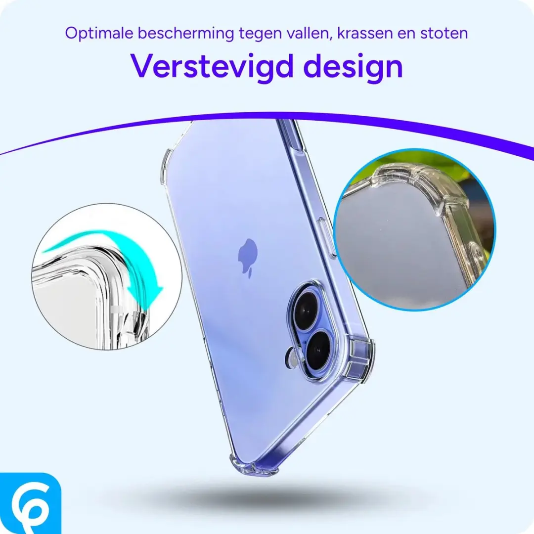 Selected Transparant Hoesje iPhone 16 - Schokbestendig