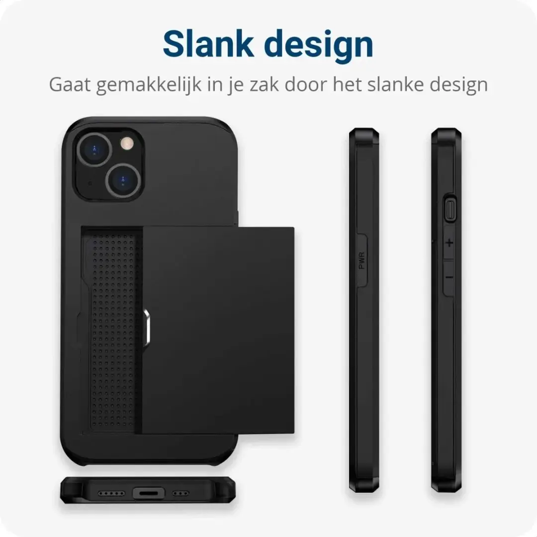 Selected Hoesje Samsung Galaxy S24 Plus - Kaarthouder 2 Stuks - Zwart