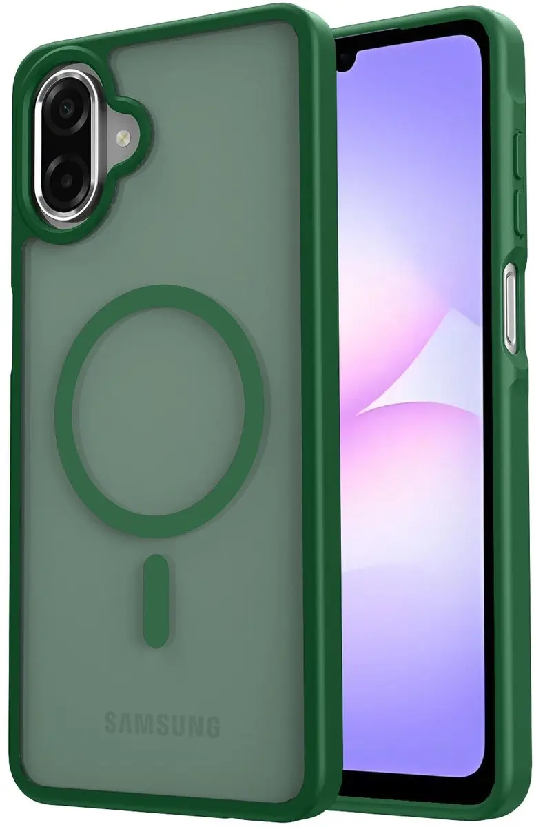 Selected Hoesje Samsung Galaxy A07 MagSafe Groen