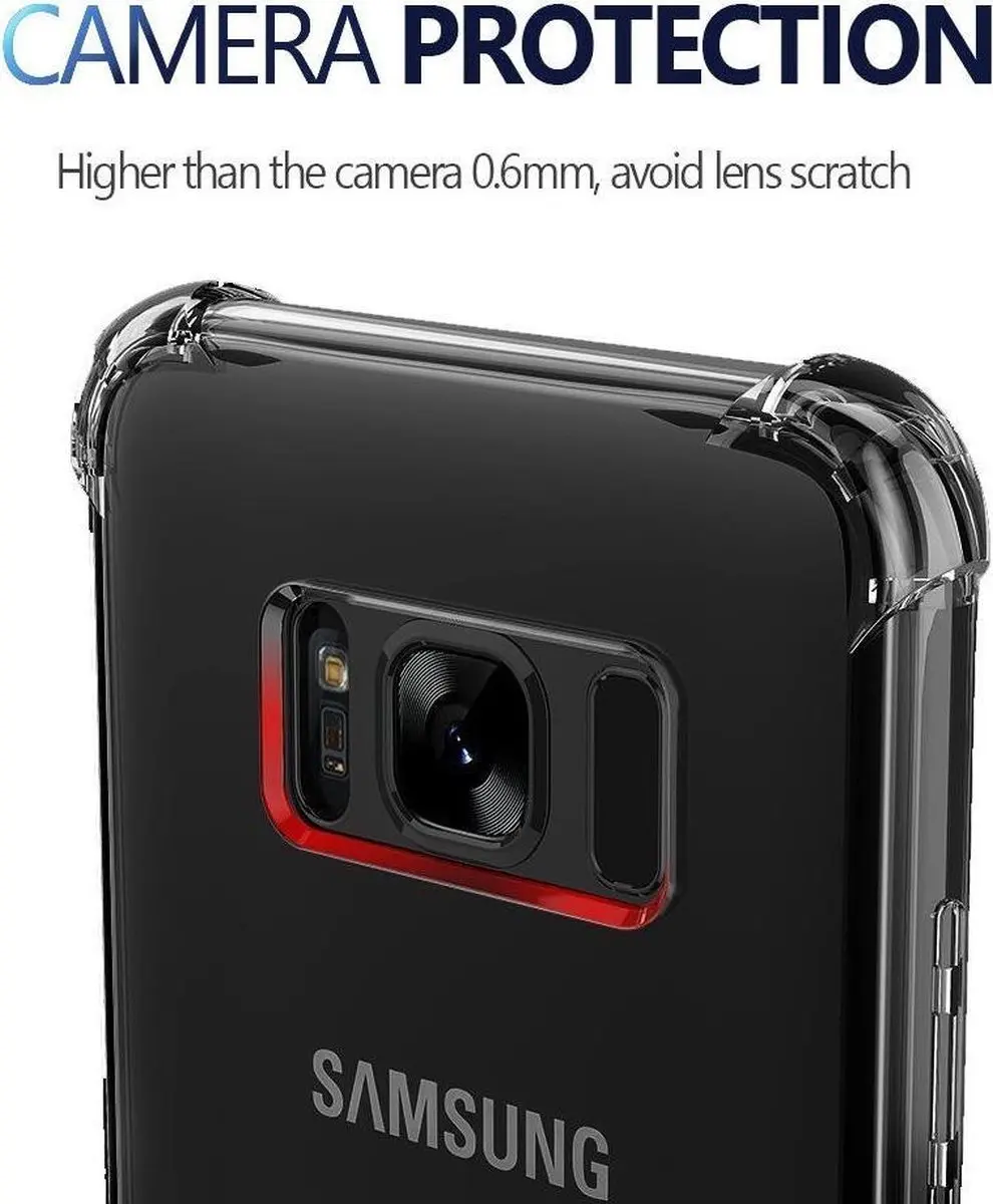 Selected Hoesje Schokbestendig Transparant Samsung Galaxy S8