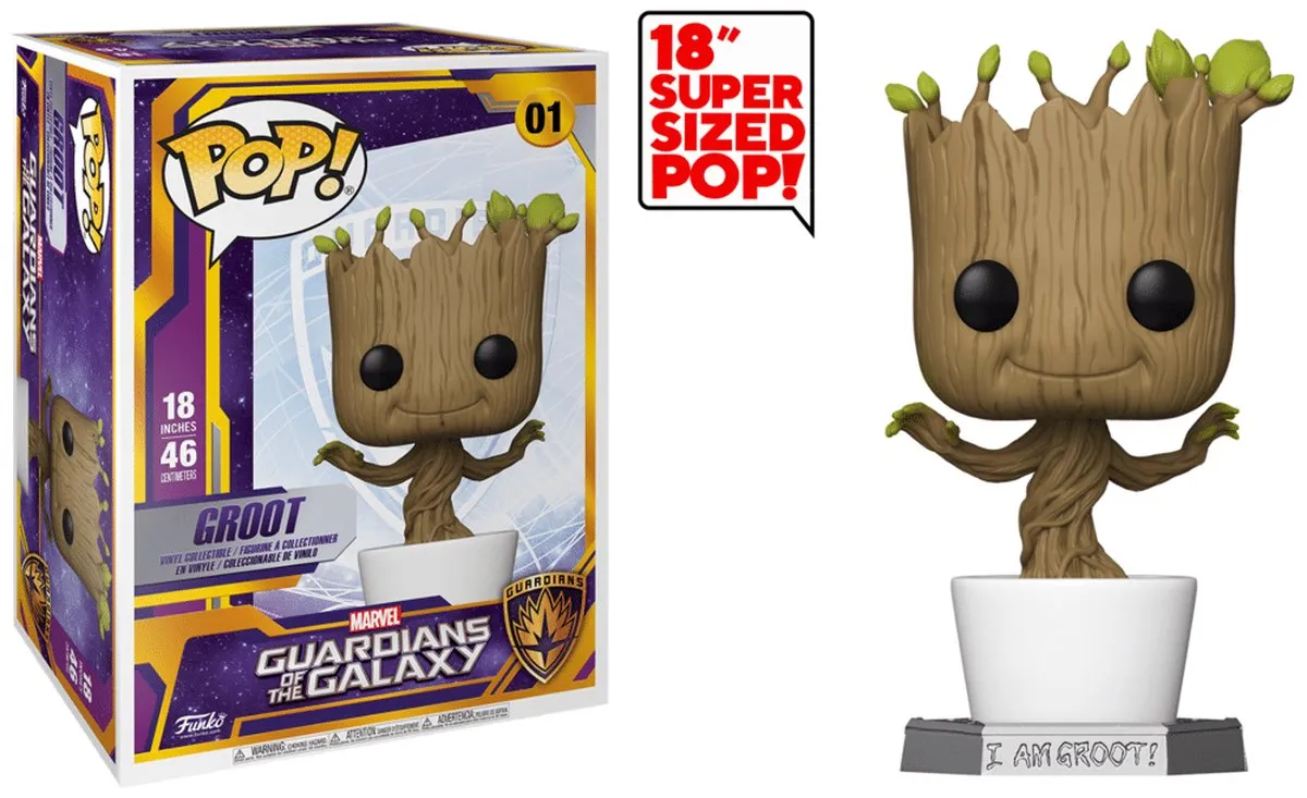 Funko POP! Guardians of the Galaxy Dancing Groot FUN50094 - 45 cm - Multicolours - afbeelding 4 van 6