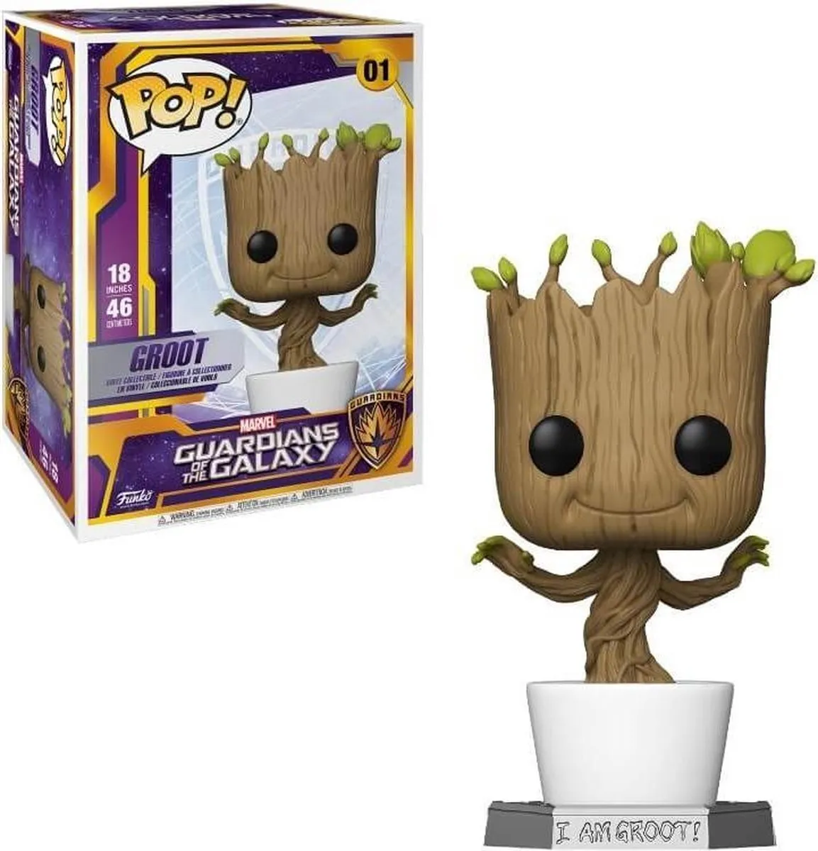 Funko POP! Guardians of the Galaxy Dancing Groot FUN50094 - 45 cm - Multicolours - afbeelding 5 van 6