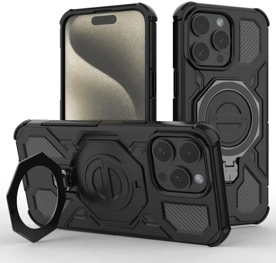 Selected Hoesje iPhone 15 Pro Max MagSafe - Zwart