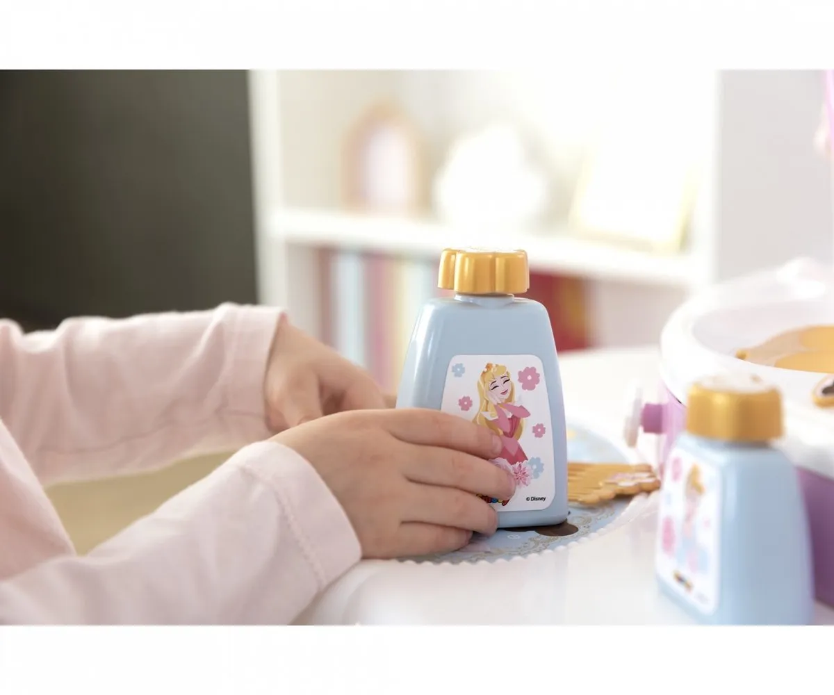 Smoby Disney Princess Kaptafel 2-in-1 - Roze/Wit - 10 Accessoires